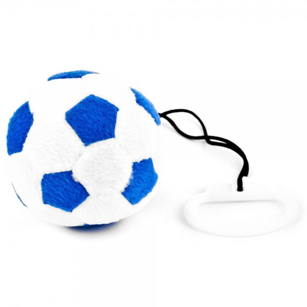 Plüschball Fangesang blau weiß by 12teFRAU