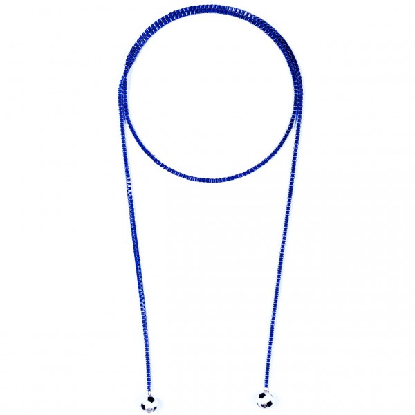 Halskette Viererkette blau by 12teFRAU