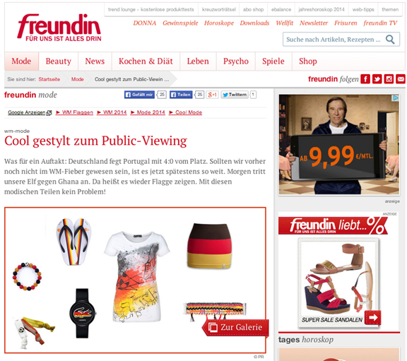 Freundin-WM2014