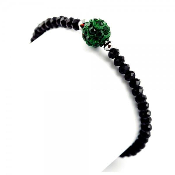 Perlenarmband Torlinie grün